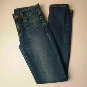 Women's Gap Brand Denim Jeans Size 24 /0 Skinny Leg‎ Low Rise Medium Wash